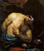 Giovanni Battista Langetti Suicide of Cato the Younger Germany oil painting artist